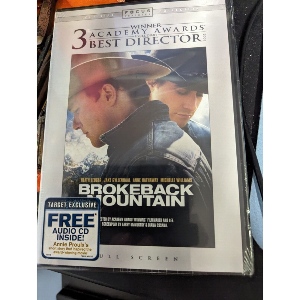 Brokeback Mountain (DVD, 2006, Full Screen w/ audio CD target exclusive NEW‎